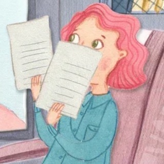 Логотип @abiblio - абиблиофобия