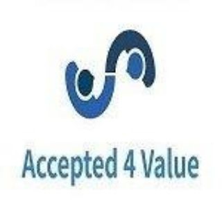 Логотип @accepted4value - Accepted for Value