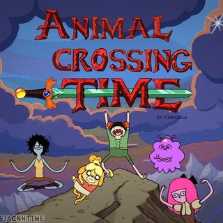Логотип @acnhtime - Animal Crossing Time