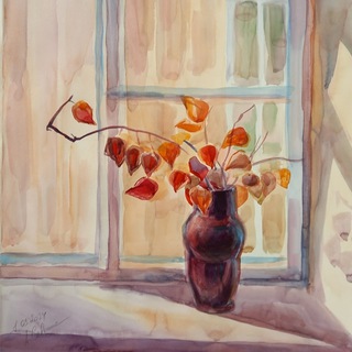 Логотип @acquerello_mattina - Акварельное утро. Этюды и заметки