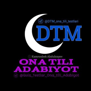 Логотип @adabiyotonatilim - Ona tili va adabiyot abituriyentlar uchun