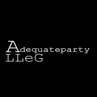 Логотип @adequateparty - aLLeG | ADEQUATEPARTY