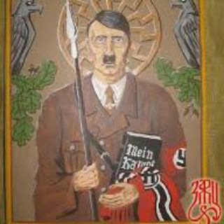 Логотип @adolfhitlerholyfuhrer - Храм Святого Фюрера Адольфа Гитлера