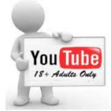 Логотип @adult_youtube - AdultYoutube