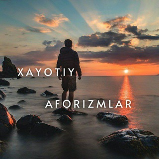 Логотип @aforizmlar_siz_uchun - XaYoTιY aFoRιZмLaR