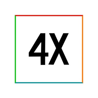 Логотип @agency4x - Упарываться не обязательно | ваша контент-студия 4Х