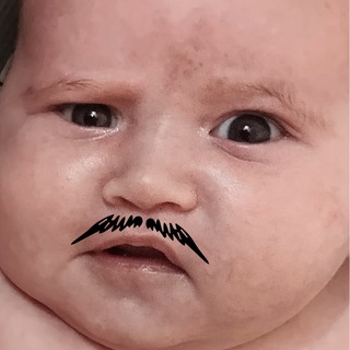 Логотип @aglyamka - Усатый геймер