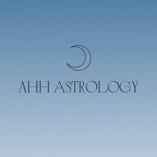 Логотип @ahhastrology - ах, эта астрология 🌙