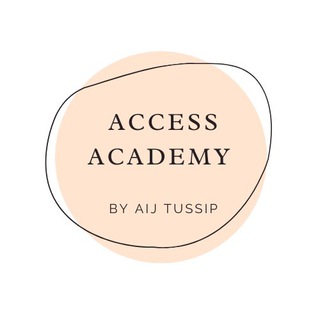 Логотип @aij_accessbars - Academy of AiJ Tussip