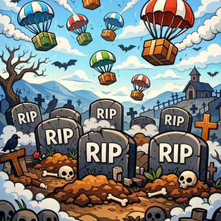 Логотип @airdropzhdun - AIRDROPы RIP ☠️