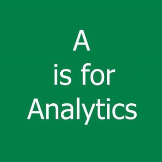 Логотип @aisforanalytics - Я у мамы аналитик