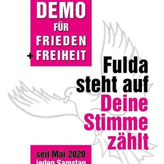 Логотип @aktionen_frieden_freiheit_fulda - Aktionen für Frieden und Freiheit in Fulda🍀 Reden - best of