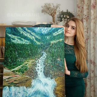 Логотип @alenalarkinaart - Алена Ларькина ART