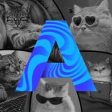 Логотип @algrthwar - Алгоритм. Оперативно