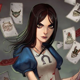 Логотип @aliceasylumreturns - American McGee's Alice. Alice: Madness Returns