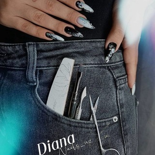 Логотип @alidinails - Алмалык маникюр 🌸Diana_nails.uz 🌸 @alidinails