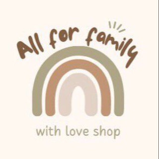 Логотип @allforfamilywithlove - ALL FOR FAMILY 👨‍👩‍👧‍👦 ❤️