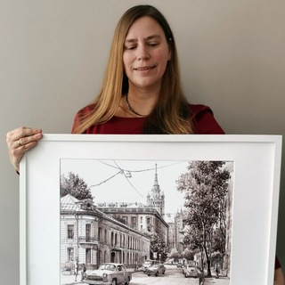 Логотип @alliddel_art - Alliddel. Городские скетчи