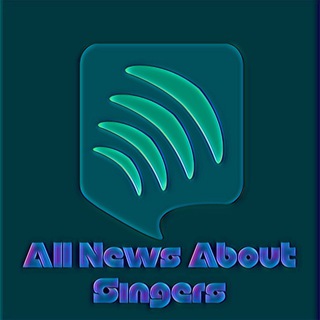 Логотип @allnewsaboutsingers - All news about singers!!!