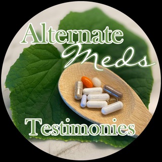 Логотип @alternatemedstestimonials - Alternate Meds Testimonies