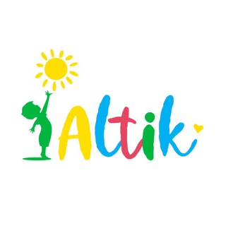 Логотип @altiksadik - Альтик. Английский детский сад