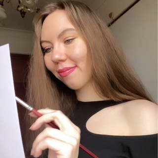 Логотип @amartik - Рисующая Анечка