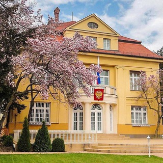 Логотип @ambasadarus - 🇷🇺 🇸🇰 Veľvyslanectvo Ruska na Slovensku/Посольство России в Словакии 🇷🇺 🇸🇰