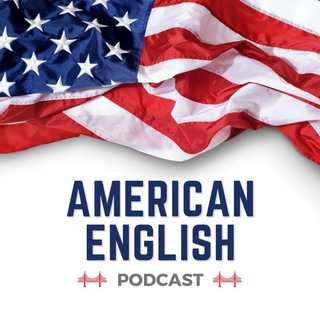 Логотип @american_english_podcast - American english podcast