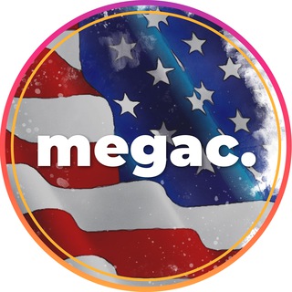 Логотип @american_megac - Мегак: американский английский