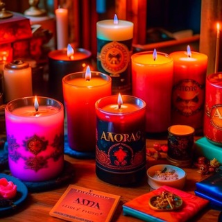 Логотип @amoracandles - Amora Candles