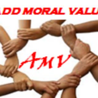 Логотип @amv_addmoralvalues - AMV™ This platform is design to discuss promote & indoctrinate moral values.