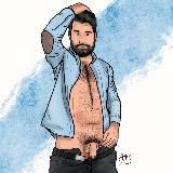 Логотип @anakedgaymer - A Naked Gaymer - Art Channel