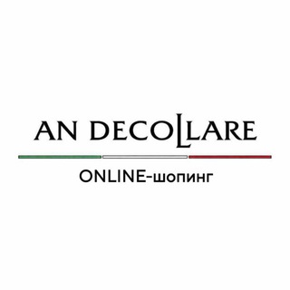 Логотип @andecollare_online - ❤️AN DECOLLARE 🇮🇹 ONLiNE-шопинг