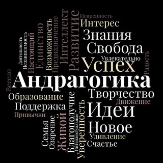 Логотип @andragogikaclub_chat - Чат Клуб Андрагогика