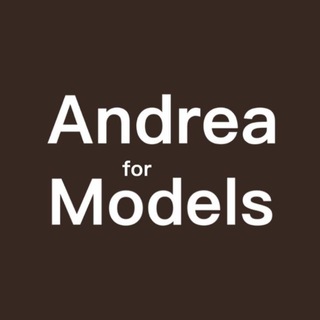 Логотип @andreaformodels - А́ndrea for Models // Кастинги для моделей
