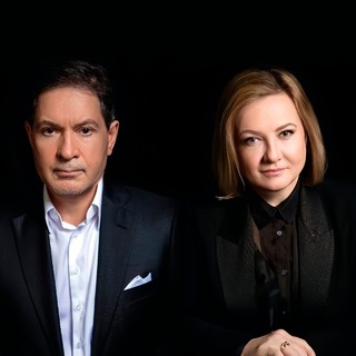 Логотип @andrewbezrukovspeeches - Андрей Безруков и Елена Вавилова