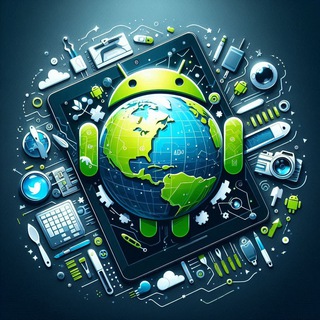 Логотип @android_oc - World in IT 📲
