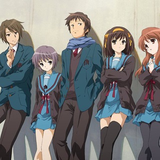 Логотип @anime_vse_334 - Меланхолия Харухи Судзумии