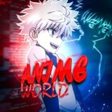 Логотип @anime_worlder_chat - Общение Anime World
