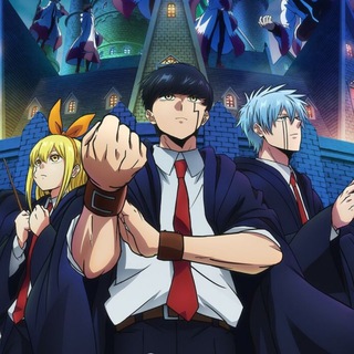 Логотип @animezzcdf - Магия и мускулы 1 2 3 сезон