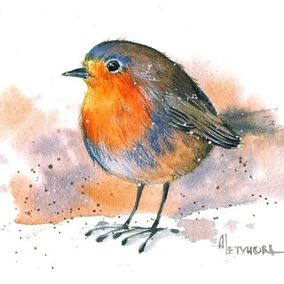 Логотип @anna_petunova_watercolor - АННА ПЕТУНОВА_АКВАРЕЛЬ