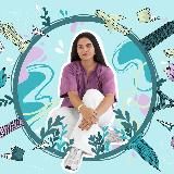 Логотип @annafreemover - Анна | Учеба За Рубежом🎓