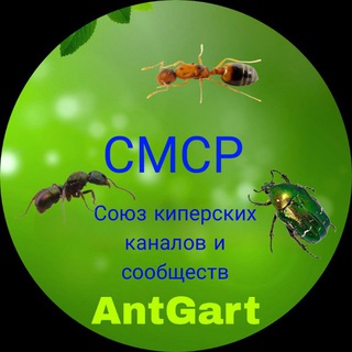 Логотип @antgart_cmcr - СМСР from AntGart союз каналов-сообществ мы объединяем киперов бесплатно и без ограничений