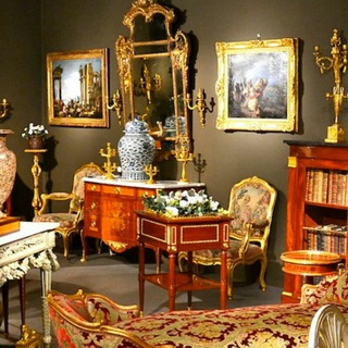 Логотип @antiques_ru - АНТИКВАРИАТ 🇷🇺