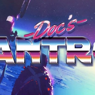 Логотип @antrodoc - L'Antro Atomico del Dr. Manhattan