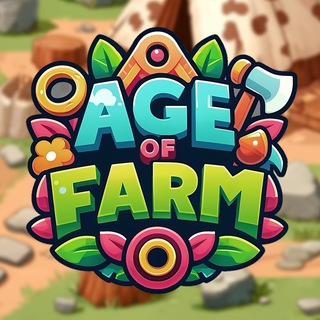 Логотип @aofgame_ton - AGE OF FARM TON