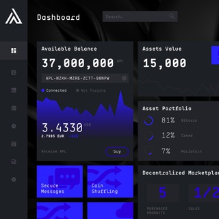 Логотип @apolloux - Let's create Apollo Wallet 3.0 together!