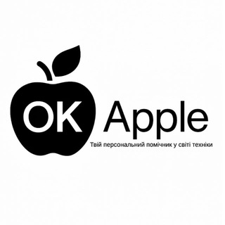 Логотип @appleokay - OK, Apple