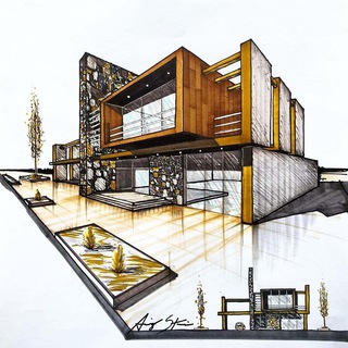 Логотип @archidichat - Чат архитектуры и дизайна