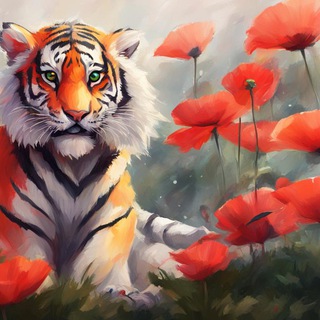 Логотип @aromametaphora - МАКовые Тигры